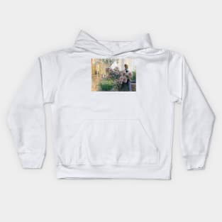 Azalea by Carl Larsson Kids Hoodie